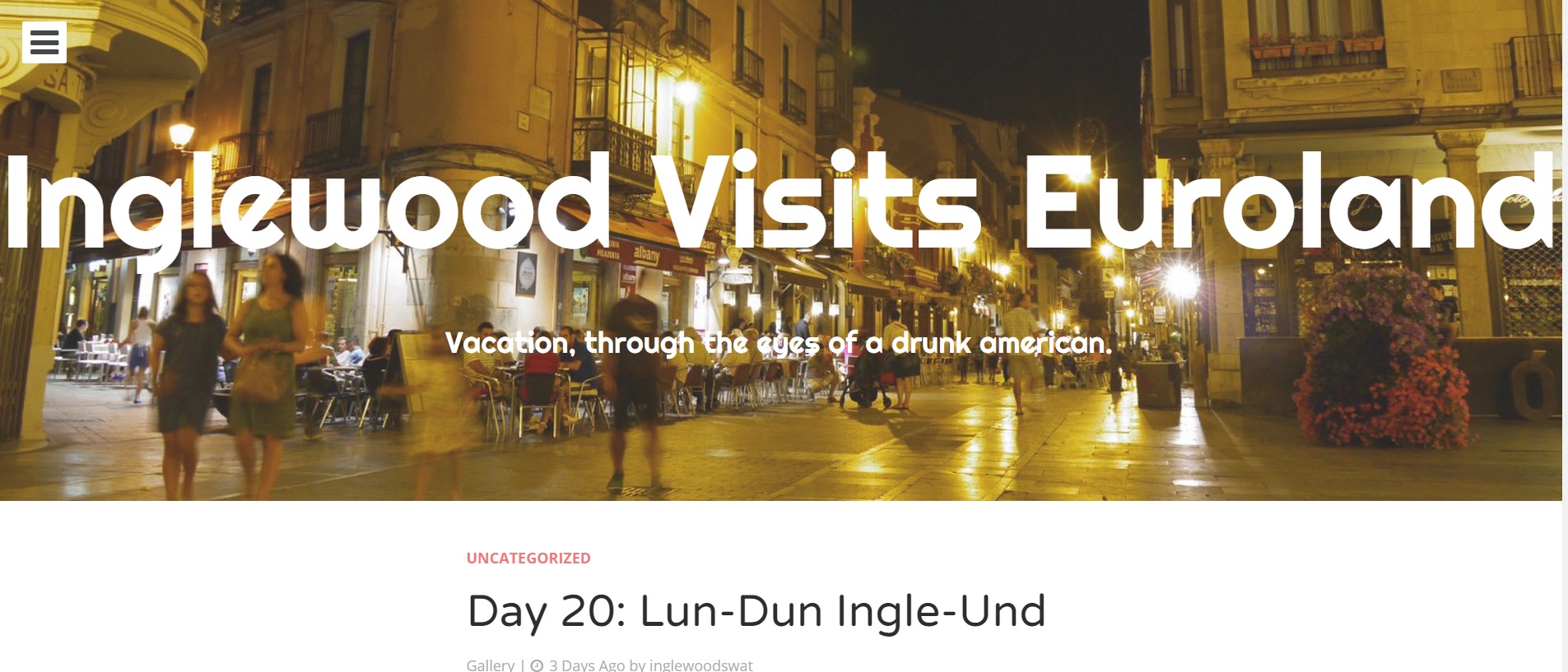 Inglewood SWAT Travel Blog